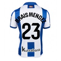 Maglia Calcio Real Sociedad Brais Mendez #23 Prima Divisa 2024-25 Manica Corta